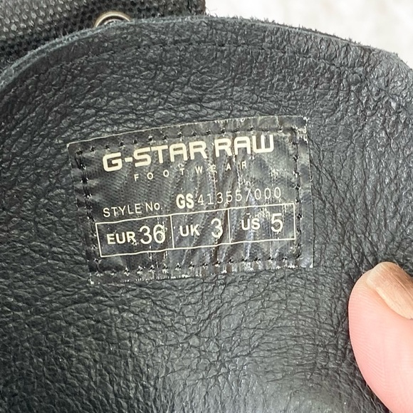 G-Star Raw Leather Combat Boots - Picture 11 of 13